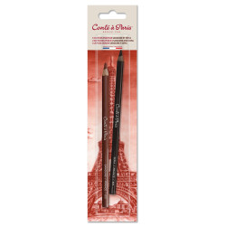 Sketching Pencils set - Conté à Paris - Sanguine & Sepia 2 pcs