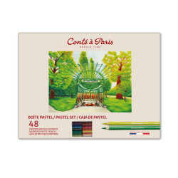 Set of Assorted Pastel Pencils - Conté à Paris - 48 pcs