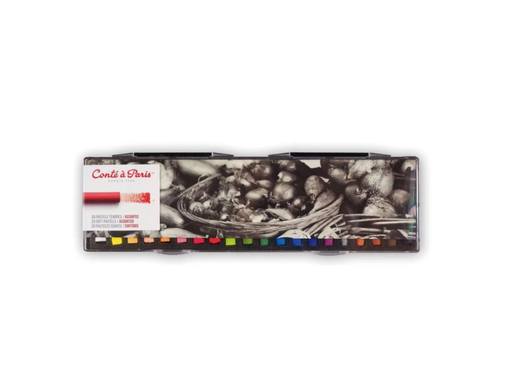Zestaw pasteli Soft Pastels - Conté à Paris - 20 szt.