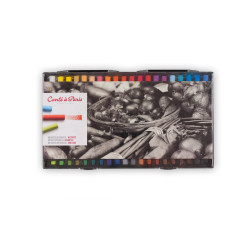 Set of Assorted Soft Pastels - Conté à Paris - 40 pcs