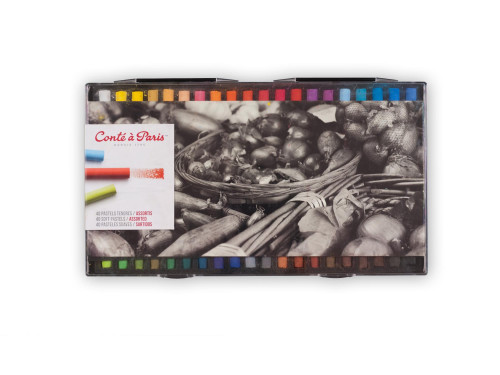 Zestaw pasteli Soft Pastels - Conté à Paris - 40 szt.