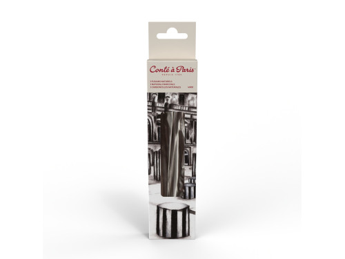 Set od Natural Charcoal - Conté à Paris - 4 mm 5 pcs