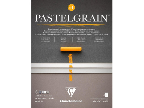 PastelGrain paper pad No.1 - Clairefontaine - 18 x 24 cm 360 g 12 sheets