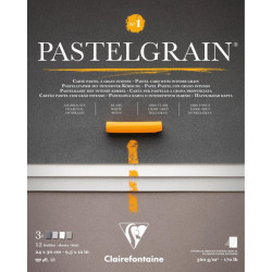 PastelGrain paper pad No.1 - Clairefontaine - 24 x 30 cm 360 g 12 sheets