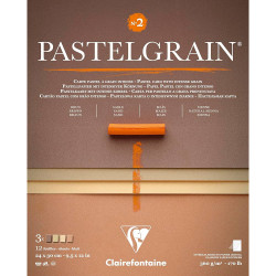 PastelGrain paper pad No. 2 - Clairefontaine - 24 x 30 cm 360 g 12 sheets