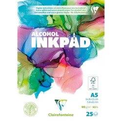 Alcohol Inkpad A5 - Clairefontaine - 90 g 25 sheets