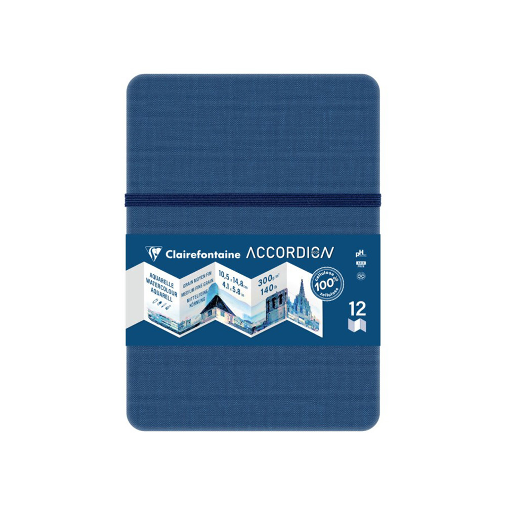 Szkicownik Accordion A6 - Clairefontaine - 300 g 12 ark.
