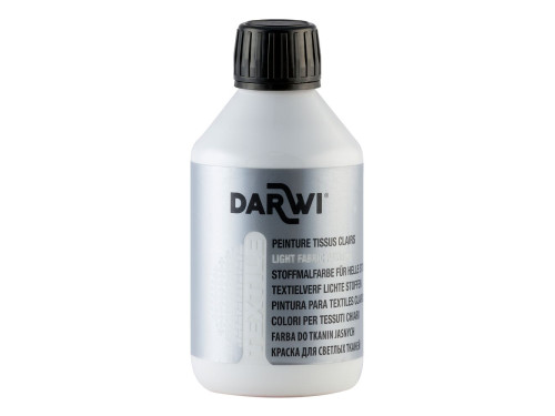 Fabric paint Textile - Darwi - White 250 ml