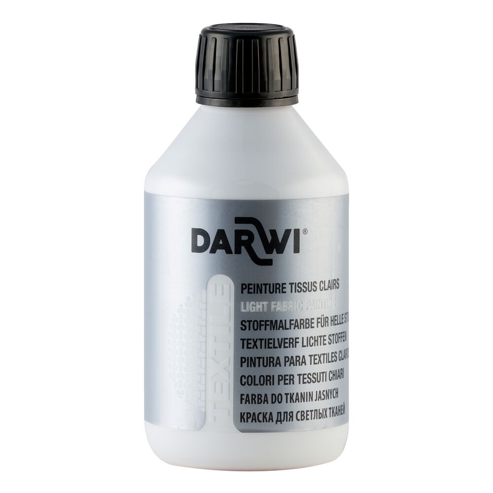 Farba do tkanin Textile - Darwi - White 250 ml