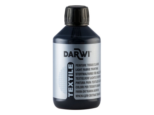 Fabric paint Textile - Darwi - Black 250 ml