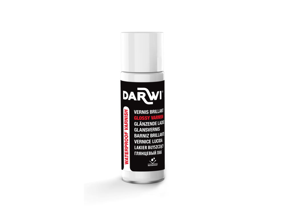 Werniks wodoodporny w sprayu - Darwi - Glossy 250 ml
