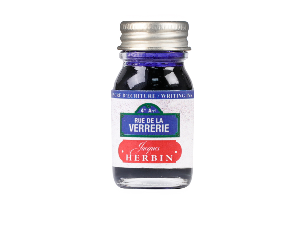 Atrament w butelce - J.Herbin - Rue de la Verrerie 10 ml