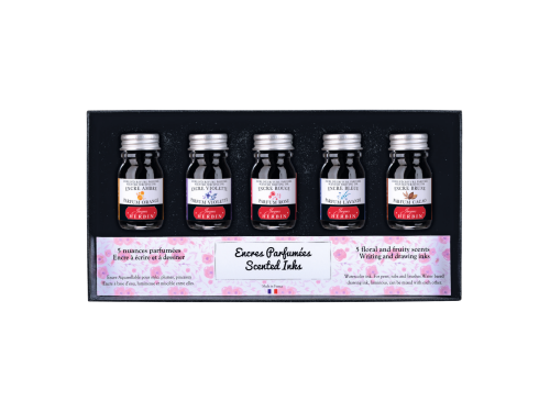 Zestaw atramentów zapachowych - J.Herbin - 5 x 10 ml