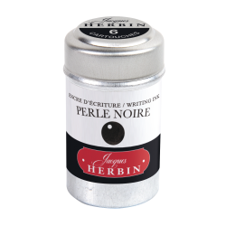 Ink cartridges - J.Herbin - Black 6 pcs