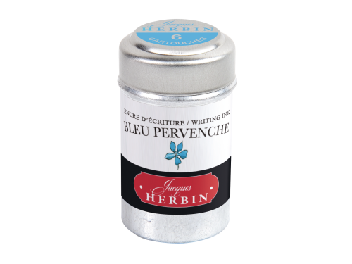 Naboje atramentowe - J.Herbin - Periwinkle Blue 6 szt.