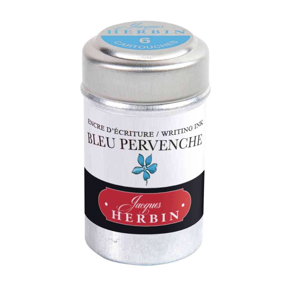 Ink cartridges - J.Herbin - Periwinkle Blue 6 pcs