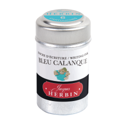 Naboje atramentowe - J.Herbin - Bleu Calanque 6 szt.
