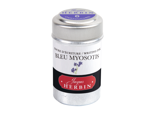 Ink cartridges - J.Herbin - Forget Me Not 6 pcs