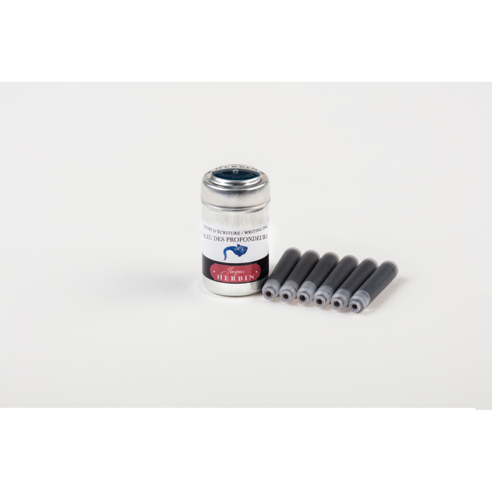 Ink cartridges - J.Herbin - Deep Blue 6 pcs