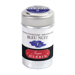 Naboje atramentowe - J.Herbin - Night Blue 6 szt.