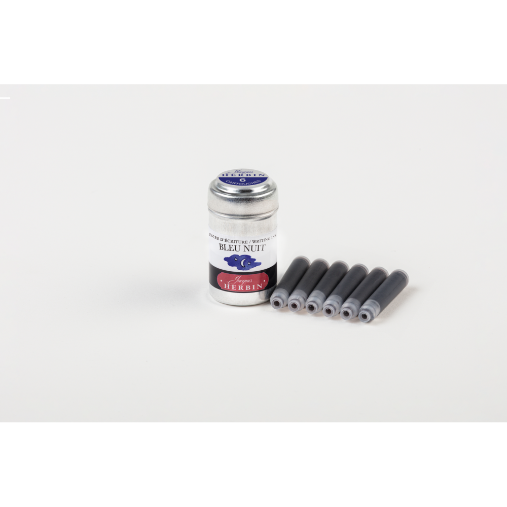 Ink cartridges - J.Herbin - Night Blue 6 pcs