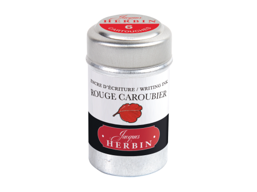 Ink cartridges - J.Herbin - Ruby Red 6 pcs
