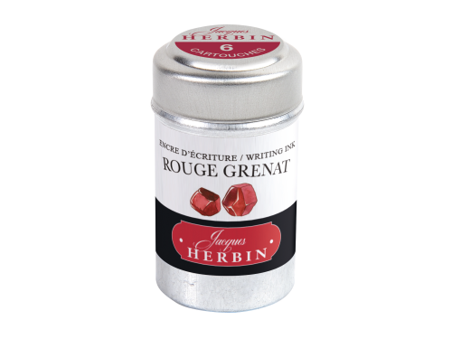Ink cartridges - J.Herbin - Garnet Red 6 pcs