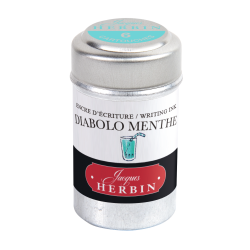 Naboje atramentowe - J.Herbin - Diabolo Mint 6 szt.