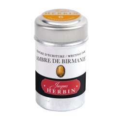 Naboje atramentowe - J.Herbin - Amber of Birmany 6 szt.