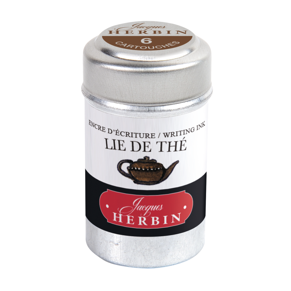 Ink cartridges - J.Herbin - Tea Brown 6 pcs