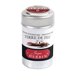 Naboje atramentowe - J.Herbin - Earth Brown 6 szt.