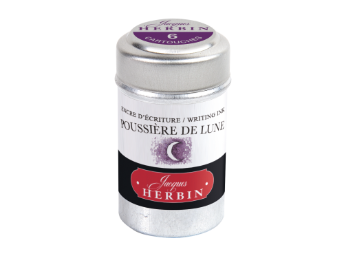 Naboje atramentowe - J.Herbin - Moon Dust 6 szt.