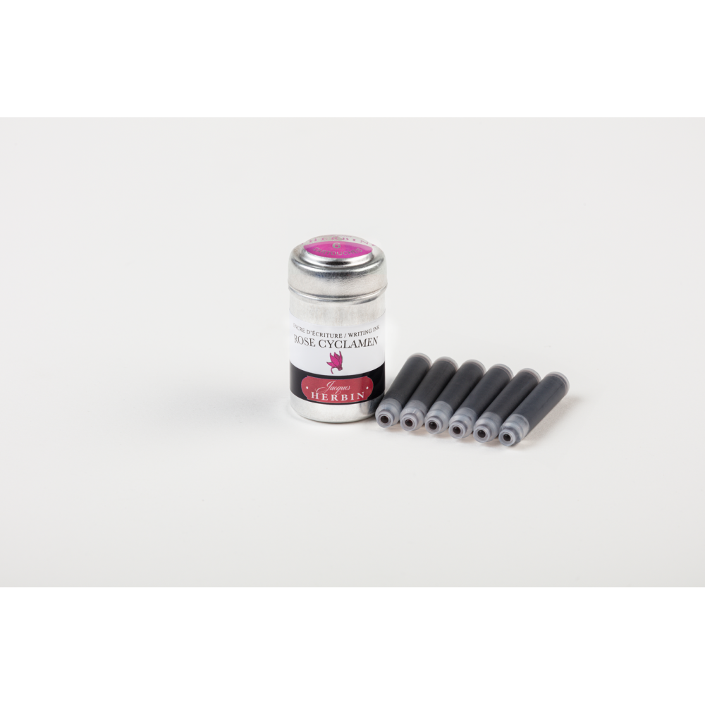 Ink cartridges - J.Herbin - Cyclamen Pink 6 pcs