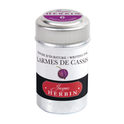 Naboje atramentowe - J.Herbin - Black Currant 6 szt.