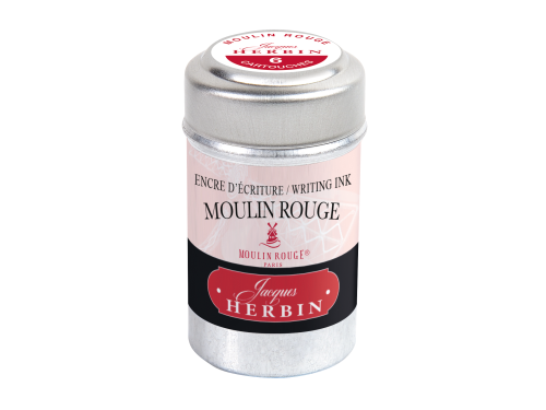 Ink cartridges - J.Herbin - Moulin Rouge 6 pcs