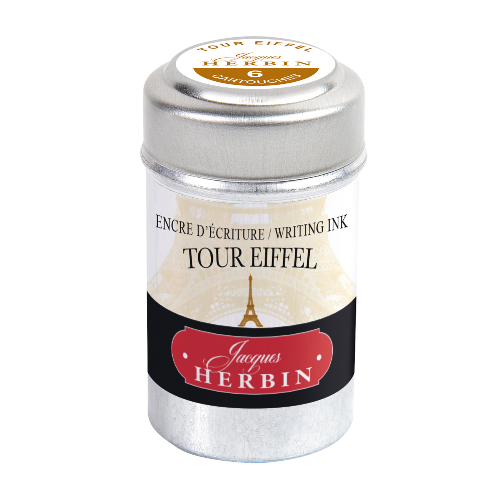 Ink cartridges - J.Herbin - Tour Eiffel 6 pcs