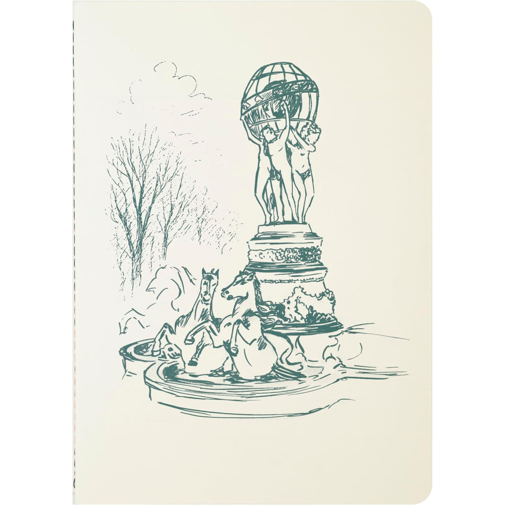 Notes w linie Fontaine des Quatre A5 - J.Herbin - 120 g/m2