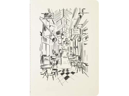 Ruled notebook Passage des Panoramas A5 - J.Herbin - 120 g