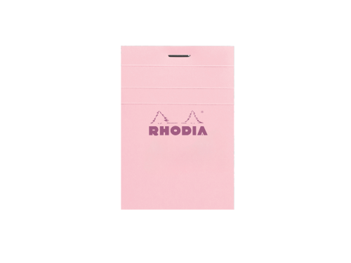 Squared notebook No.11 A7 - Rhodia - Pink 80 g/m2 80 sheets