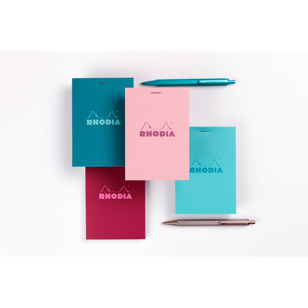 Squared notebook No.11 A7 - Rhodia - Pink 80 g/m2 80 sheets