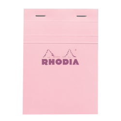 Squared notebook No.13 A6 - Rhodia - Pink 80 g/m2 80 sheets