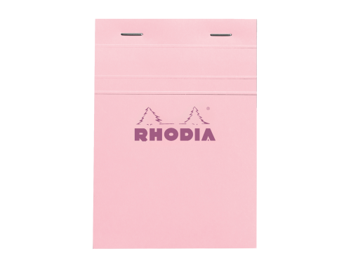 Notes w kratkę No.13 A6 - Rhodia - Pink 80 g/m2 80 ark.