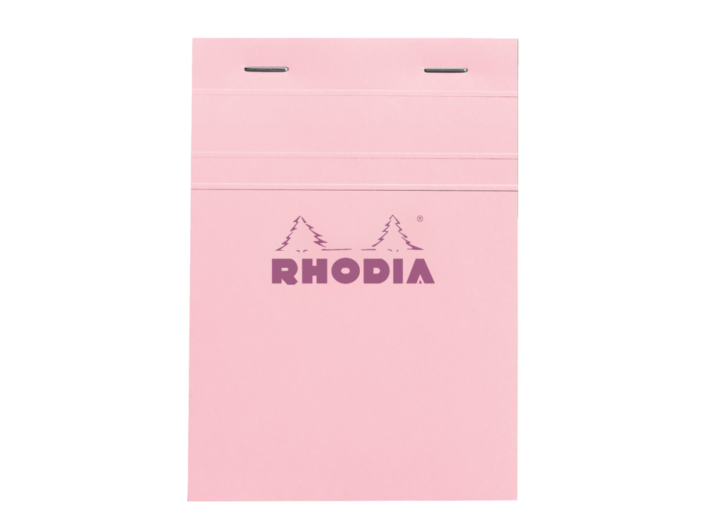 Squared notebook No.13 A6 - Rhodia - Pink 80 g/m2 80 sheets