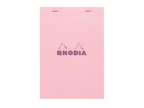Squared notebook No.16 A5 - Rhodia - Pink 80 g/m2 80 sheets