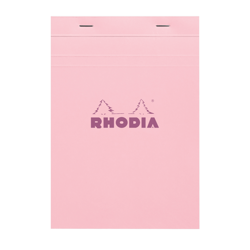 Squared notebook No.16 A5 - Rhodia - Pink 80 g/m2 80 sheets