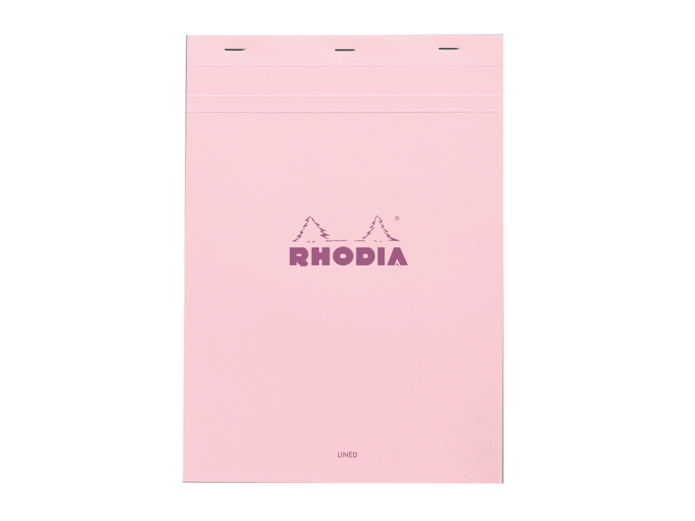 Notes w kratkę No.18 A4 - Rhodia - Pink 80 g/m2 80 ark.