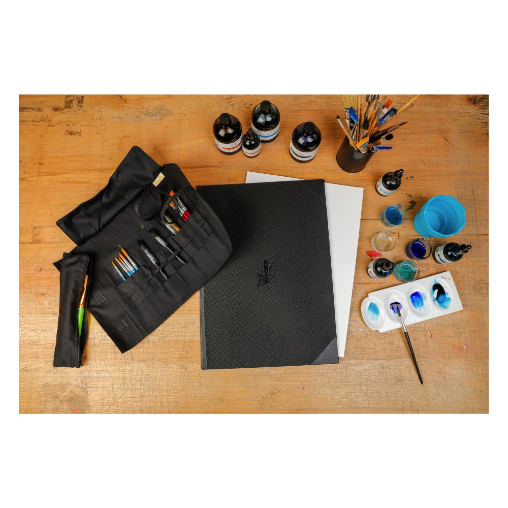 Textured drawing folder 32 x 45 cm - Rhodia - Black