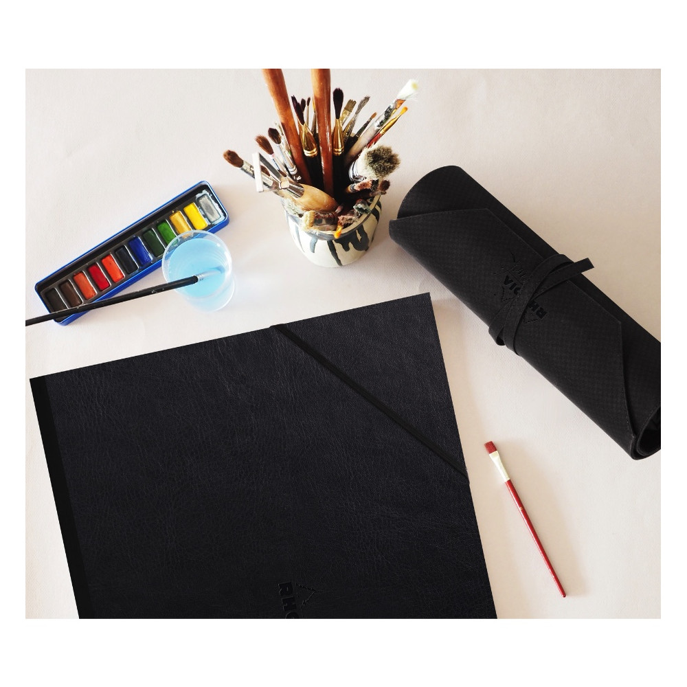 Etui zwijane 2w1 45 x 30 cm - Rhodia - Black