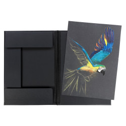 Teczka skórzana na rysunki 32 x 45 cm - Rhodia - Black