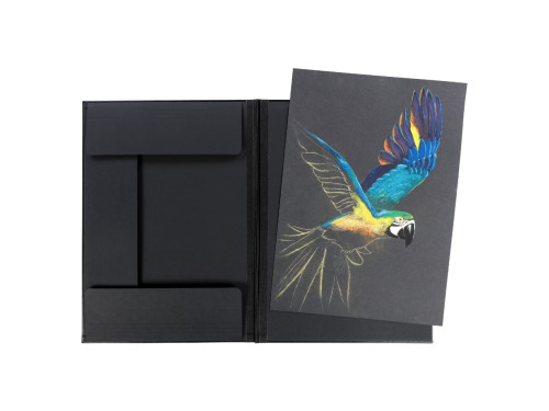 Teczka skórzana na rysunki 32 x 45 cm - Rhodia - Black